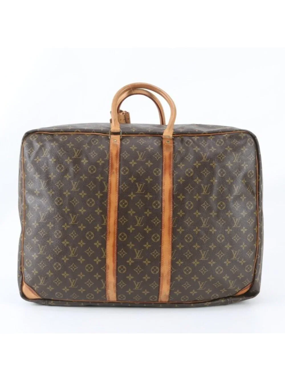 Louis Vuitton Monogram Sirius 60 Leather Boston Bag Tote